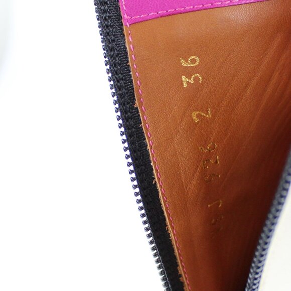 New VALENTINO GARAVANI Colorblock Stripe Leather Ankle Boots - Events, Party - Picture 15 of 16